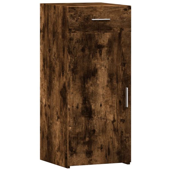 vidaXL Buffet ch&ecirc;ne fum&eacute; 40x42,5x93 cm bois d'ing&eacute;nierie