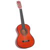 vidaXL Guitare classique pour débutants et enfants 1/2 34" Tilleul
