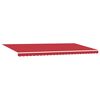 vidaXL Auvent R&eacute;tractable Rouge 600 &times; 350 cm Polyester et Acier
