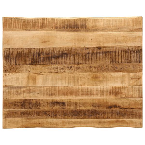 vidaXL Dessus de table bord vivant 100x80x3,8 cm bois de manguier brut