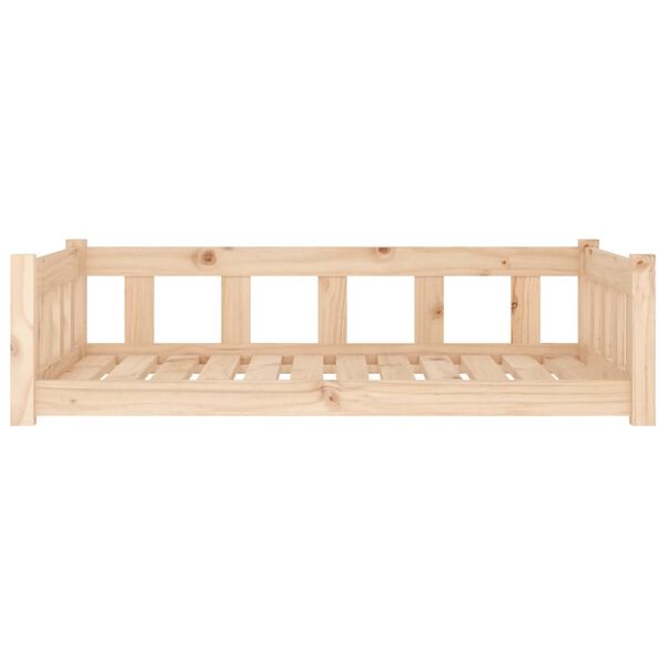 vidaXL Lit pour chien 105,5 x 75,5 x 28 cm Bois de pin massif