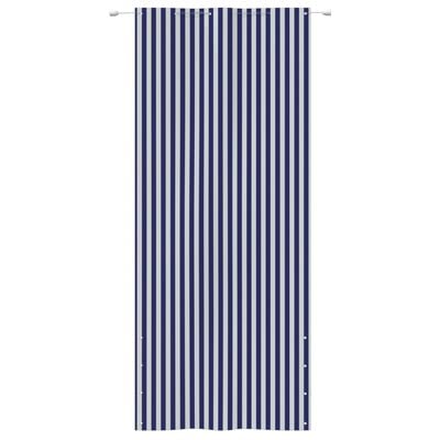 vidaXL Écran de balcon Bleu et blanc 120x240 cm Tissu Oxford