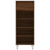 vidaXL Armoire &agrave; chaussures Ch&ecirc;ne marron 40x36x105cm Bois d'ing&eacute;nierie