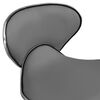 vidaXL Chaise de bureau Gris Similicuir