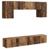 vidaXL Ensemble meuble TV 4 pc Bois ancien Bois d'ing&eacute;nierie