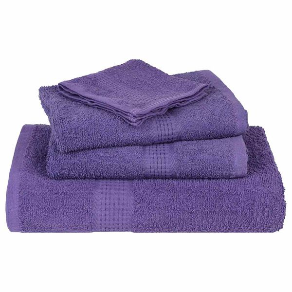 vidaXL Essuie-mains FROGN 2 pcs violet 50x100 cm 360 g/m²