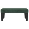 vidaXL | banc | Vert fonc&eacute; 70 x 30 x 30 cm Velours