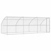 vidaXL Kennel pour Chiens 3 pc Argent&eacute; 6 x 2 x 2 m Acier galvanis&eacute;