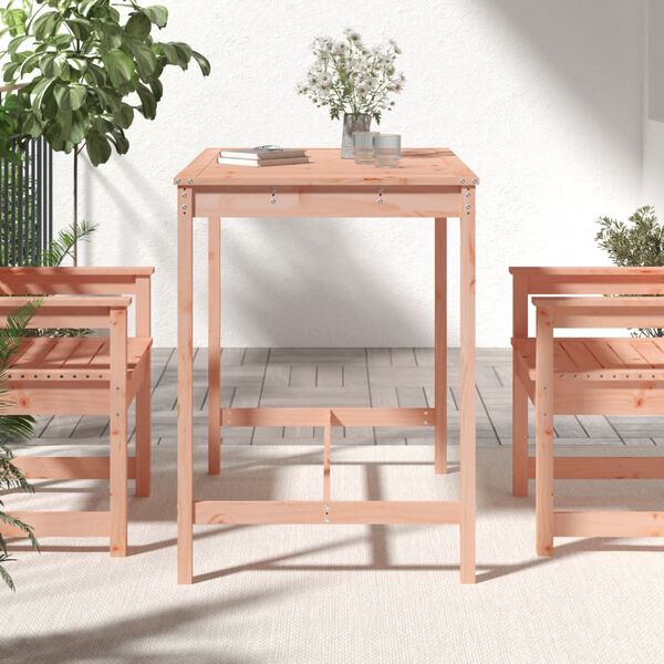 vidaXL Table de jardin 121x82,5x110 cm bois massif de douglas