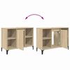 vidaXL Meuble d'&eacute;vier ch&ecirc;ne sonoma 80x33x60 cm bois d'ing&eacute;nierie