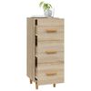vidaXL Buffet Ch&ecirc;ne sonoma 34,5x34x90 cm Bois d'ing&eacute;nierie