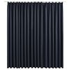 vidaXL Rideau occultant avec crochets Anthracite 290x245 cm