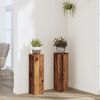 vidaXL Supports pour plantes 2 pcs vieux bois bois d'ing&eacute;nierie