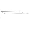 vidaXL Auvent r&eacute;tractable anthracite et blanc 4,5x3 m tissu/aluminium