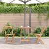 vidaXL Table pliable de jardin 60x75 cm bois d'acacia massif