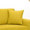 vidaXL Coussins d&eacute;coratifs lot de 2 Jaune 40x40 cm Velours