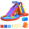 Happy Hop Toboggan &agrave; eau gonflable avec piscine 450x320x240 cm PVC