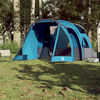 vidaXL Tente de camping tunnel 4 personnes bleu imperméable