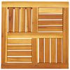vidaXL Dessus de table 50x50x2 cm carr&eacute; bois massif d'acacia