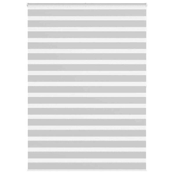 vidaXL Store z&egrave;bre gris clair largeur du tissu 155,9 cm polyester