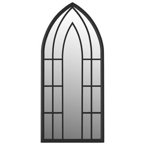 vidaXL Miroir Noir 100x45 cm Fer pour utilisation &agrave; l'int&eacute;rieur