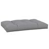 vidaXL Coussin de palette gris 120x80x12 cm tissu