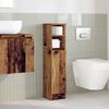 vidaXL Meuble de salle de bain avec porte-rouleau vieux bois