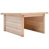 vidaXL Garage pour tondeuse &agrave; gazon 92x104x59,5 cm Pin&egrave;de solide 19 mm
