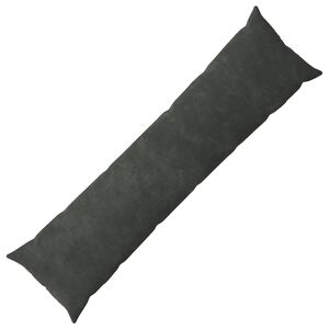 vidaXL Coussin HEERLEN Anthracite 40 x 145 cm Fleece en microfibre