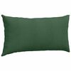 vidaXL Coussins de canapé 2 pcs Vert foncé 80 x 40 cm
