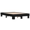vidaXL Cadre de lit sans matelas noir 140x190 cm