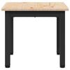 vidaXL Table basse Blanc 60 x 50 x 36 cm Bois de pin massif