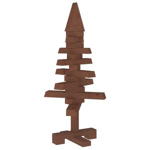 vidaXL Arbre de No&euml;l en bois KOTKA 60 cm Bois de pin massif