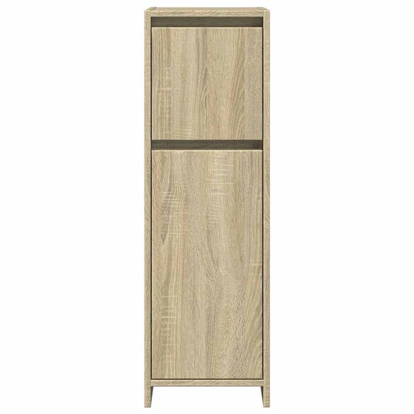 vidaXL Armoire de salle de bain Ch&ecirc;ne sonoma 30x30x95 cm Agglom&eacute;r&eacute;