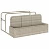 vidaXL Rangement pour matelas gonflables de piscine gris clair 110 x 100 x 57 cm en rotin synth&eacute;tique