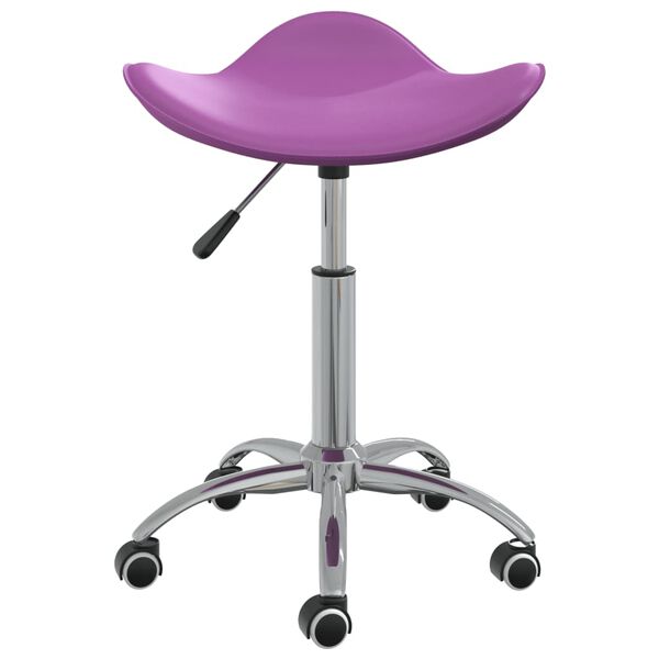 vidaXL Tabouret de salon et spa Violet Similicuir