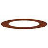 vidaXL adapt&eacute; pour anneau d'arbre plat Rouill&eacute; &Oslash;60/90 cm