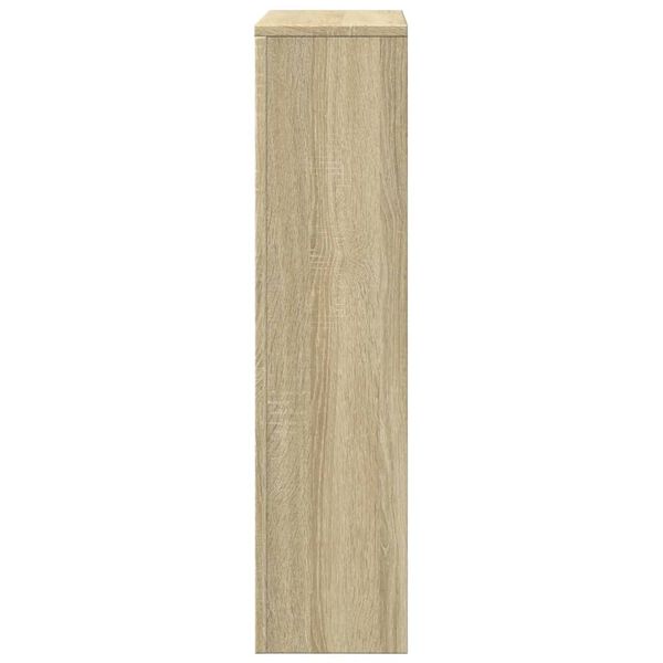 vidaXL Cache-radiateur ch&ecirc;ne sonoma 104x20x82 cm bois d'ing&eacute;nierie