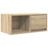 vidaXL Meubles TV 2 pcs ch&ecirc;ne sonoma 60x31x25,5 cm bois d'ing&eacute;nierie
