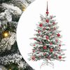 vidaXL Sapin de No&euml;l Artificiel &agrave; Branches Articul&eacute;es Blanc 120 cm