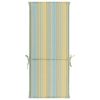 vidaXL Coussins de chaise de jardin lot de 2 Multicolore 120x50x3 cm