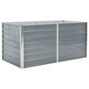 vidaXL Jardini&egrave;re 160 x 80 x 77 cm Gris Acier galvanis&eacute;