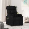 vidaXL Fauteuil de massage Noir Tissu