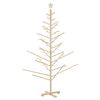 vidaXL Arbre de No&euml;l en bois Naturel 180 cm Bois massif en pin