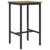 vidaXL Table de bar 52 x 52 x 110 cm Bois d'ing&eacute;nierie Ch&ecirc;ne artisanal