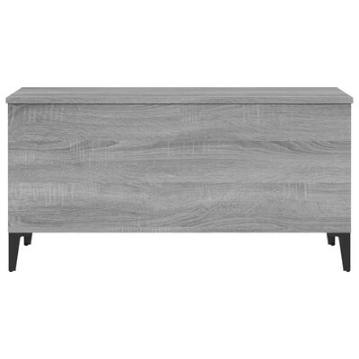 vidaXL Table basse Sonoma gris 90x44,5x45 cm Bois d'ingénierie