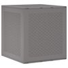 vidaXL Bo&icirc;te de rangement Gris clair 55 x 53 x 57 cm Polypropyl&egrave;ne