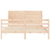 vidaXL Cadre de lit sans matelas 160x200 cm bois massif