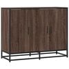 vidaXL Buffet ch&ecirc;ne marron 94x35x76 cm bois d'ing&eacute;nierie