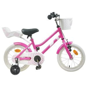 vidaXL V&eacute;lo pour Enfants 16 Pouces pour 4-6 ans Rose fonc&eacute;
